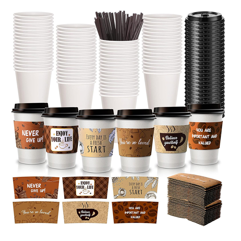 coffeetake away heat insulation paper cups sleeve pmf1
