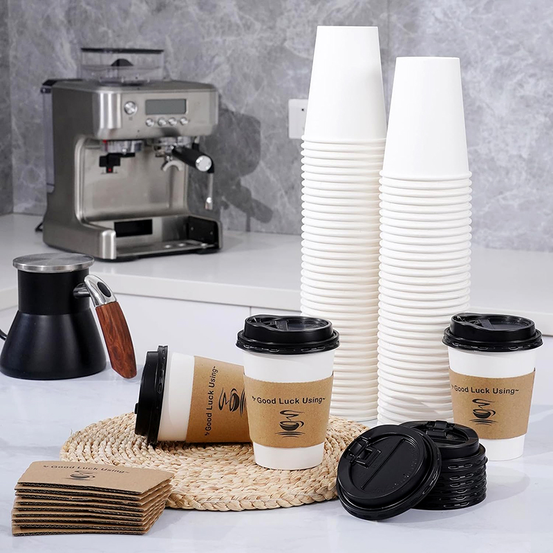 coffeetake away heat insulation paper cups sleeve pmf6