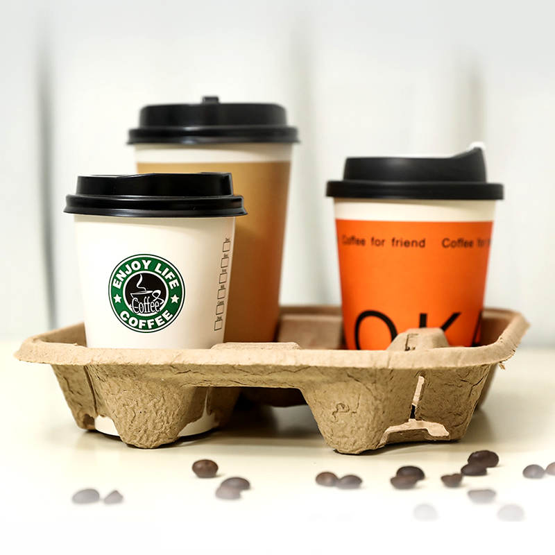 cup holder paper pulp carrier tray pmf1