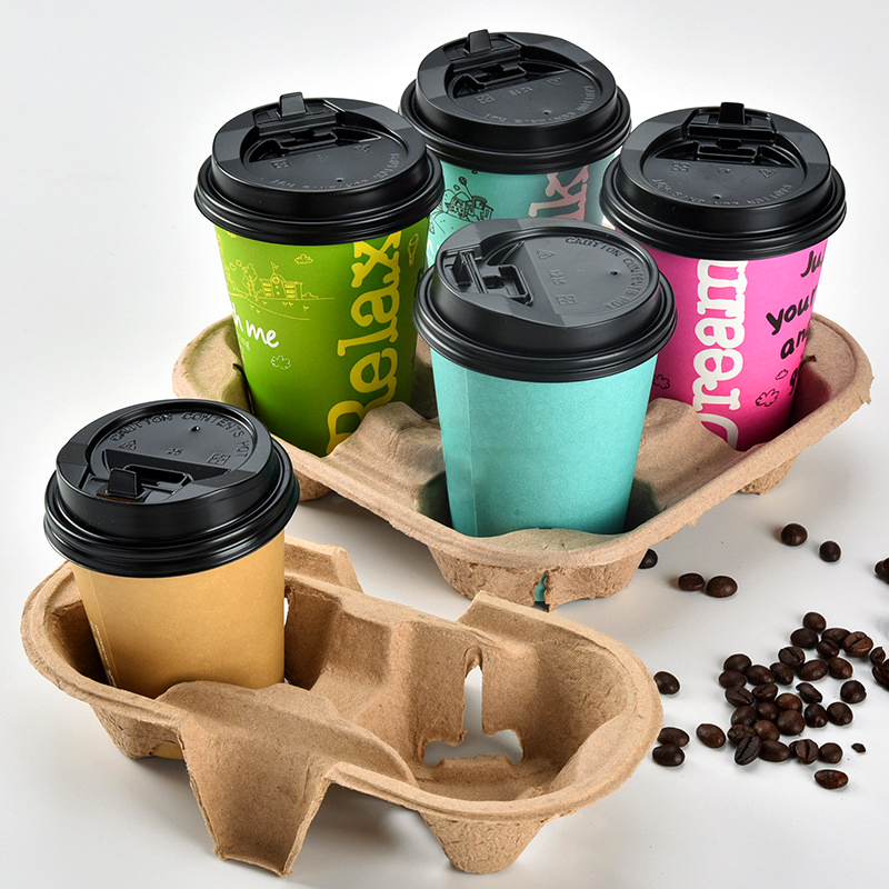 cup holder paper pulp carrier tray pmf3
