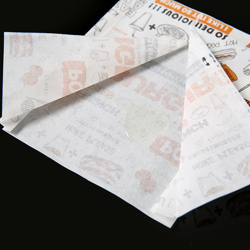 custom printed small flat v sharp bottom kraft paper bags pmf7