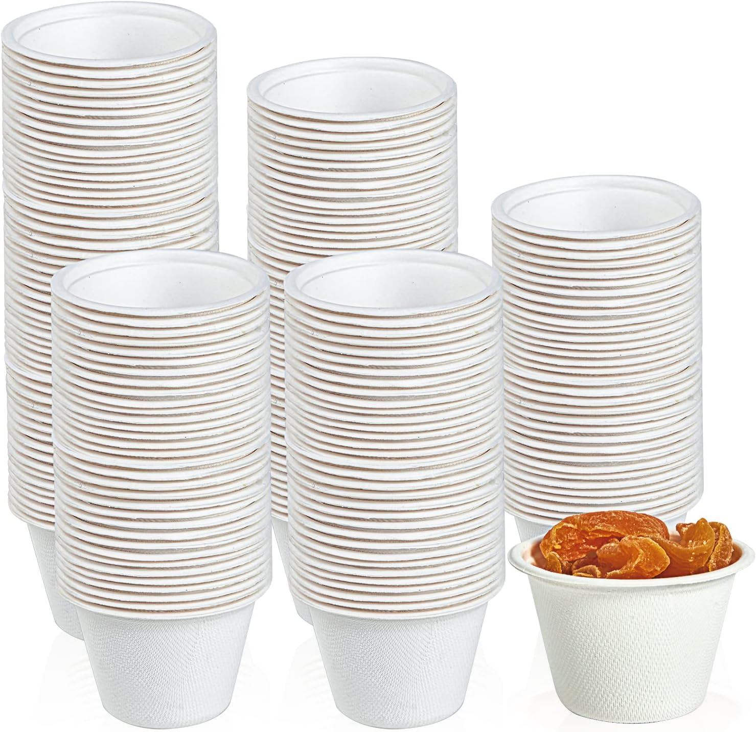 molded sugarcane pulp suace cup pmf1